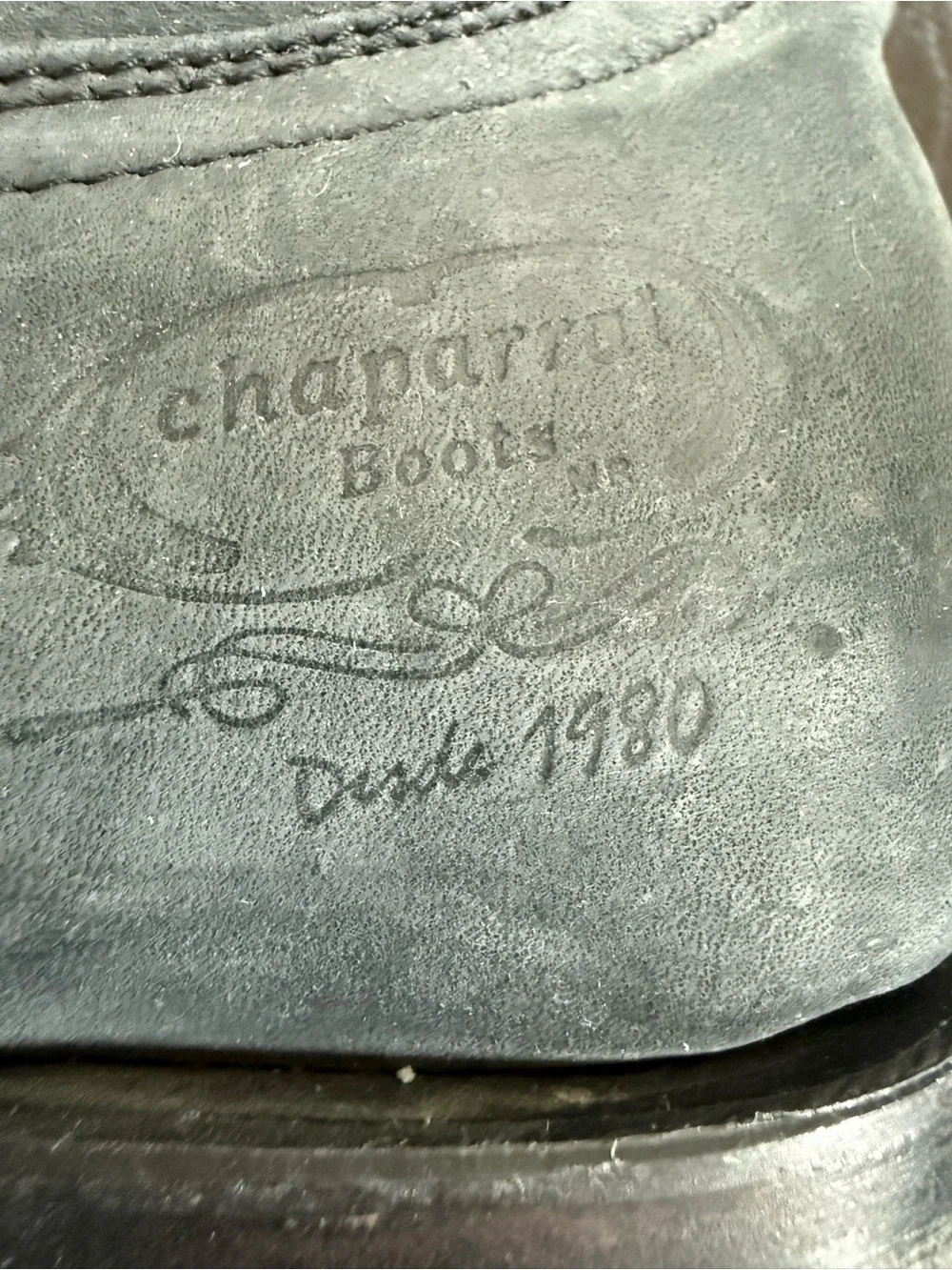 Vintage Chaparral Leather Boots US Men’s 9-Lemonwood Pegged Sole | León, Mexico